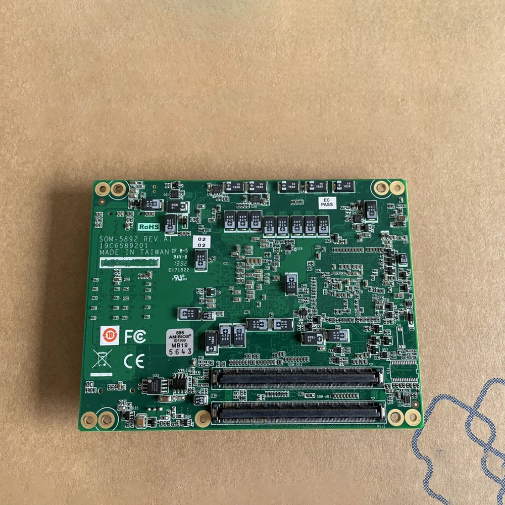 For Advantech SOM-5892FG SOM-5892 REV.A1 For Mindary Medical Color Ultrasound Motherboard SOM-5892FG