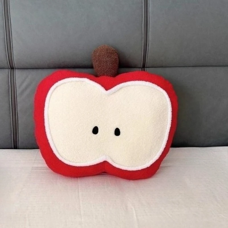 55 ซม.Apple ผ้าฝ้ายของเล่นตุ๊กตาน่ารัก Apple โซฟาหมอนตุ๊กตาห้องนั่งเล่นตกแต่งหมอนนอนเด็กวันเกิดคริสต์มาสของขวัญ