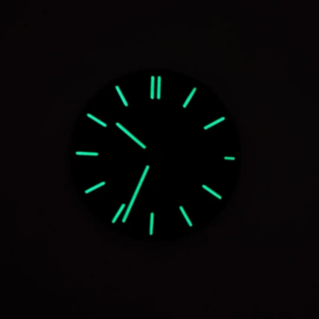 31.8 مللي متر الهراء الملمس ساعة الطلب وزارة الدفاع تاريخ نافذة ساعة الأيدي لا شعار صالح ل رويال البلوط سايكو NH35 حركة Lume ساعة ملحق