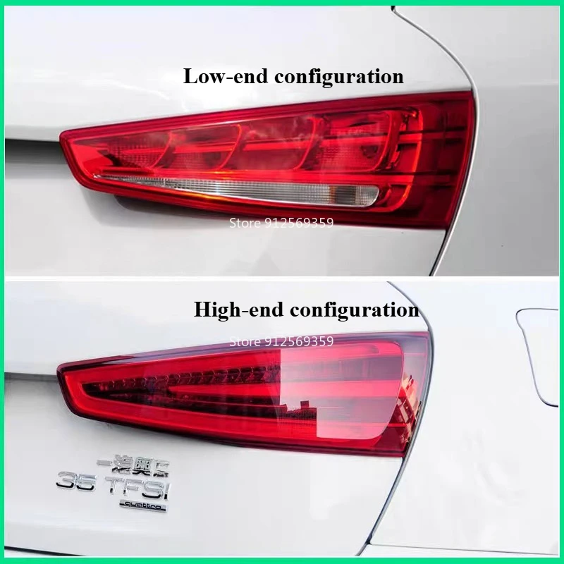 Rear Bumper Taillight For Audi Q3 2011-2015 Tail Light Taillamp Rear Stop Light Warning Brake Signal Lamp