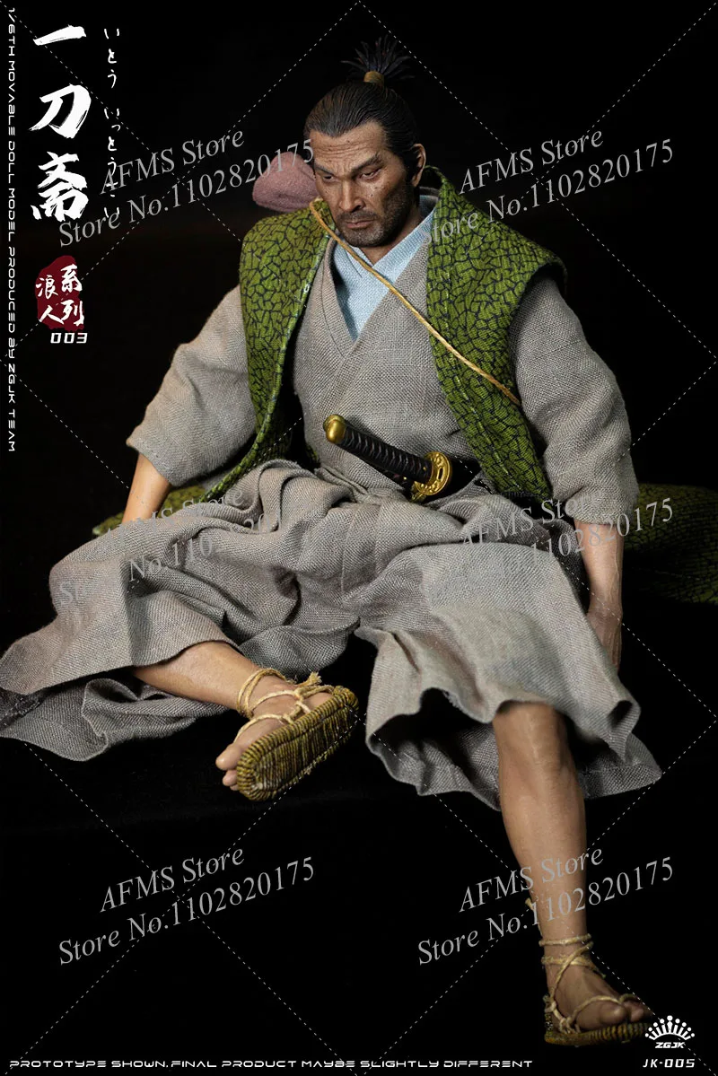 Zgjktoys JK-005 1/6 figura colecionável japonês ronin ito ichinosa samurai versão conjunto completo 12 ''men soldado figura de ação modelo