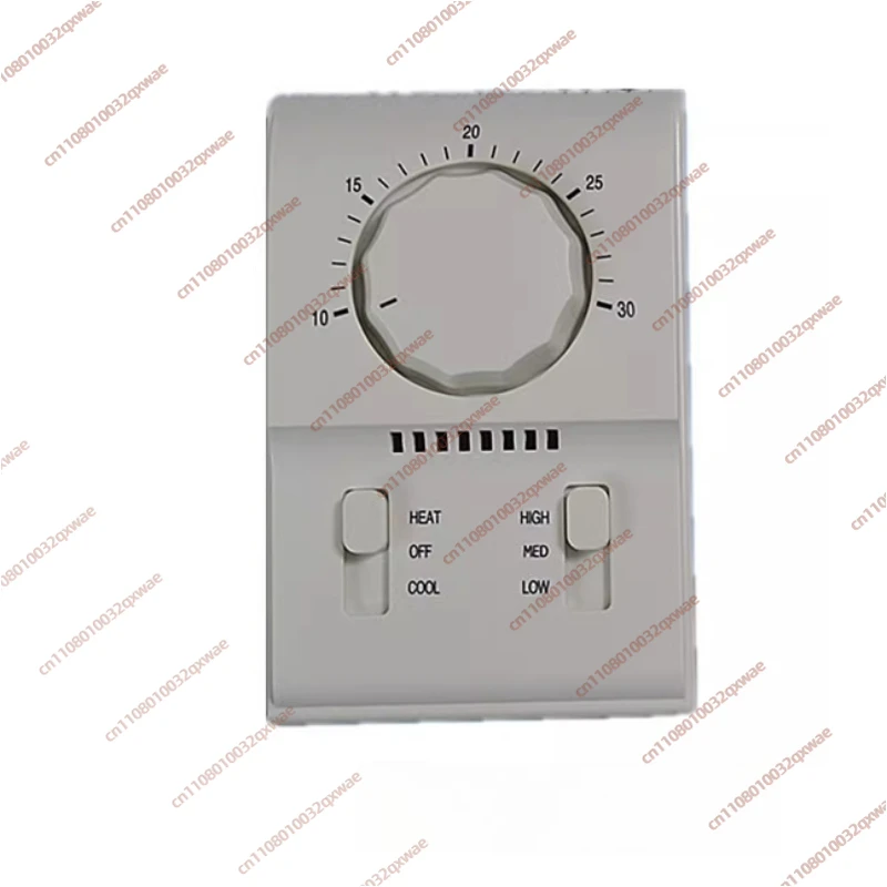 Central Air Conditioner, Fan Coil Unit Mechanical Thermostat, Knob Switch Panel Three-speed Switch