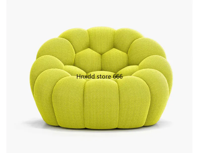 Bubble football sofa designer lazy single Italian sofa chair