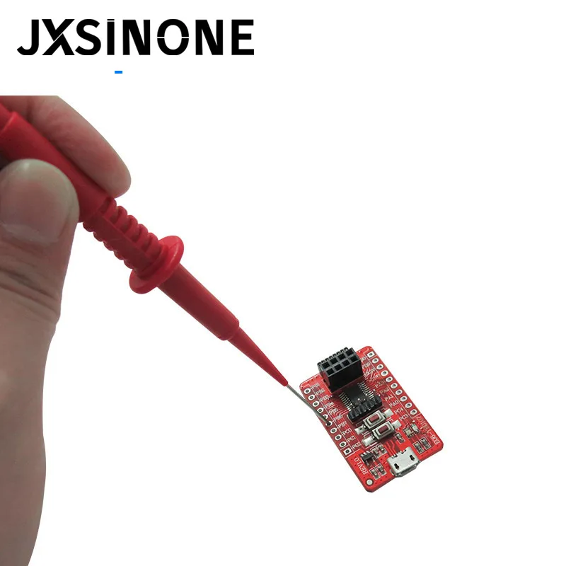 JXSINONE P5008 2 قطعة العزل ثقب إبرة غير المدمرة المتعدد اختبار المسابر الأحمر/الأسود