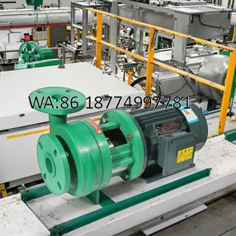 custom Three Phase High Flow Low Pressure Industrial Transfer Unit Flushing System Oil Pulp Processing Reinforced PP Pump