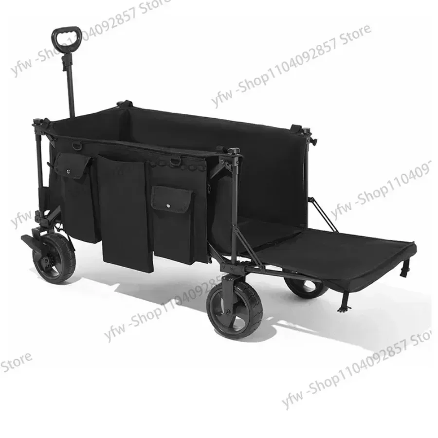 Multifunction Folding Wagon Outdoor Camping Cart Trolley Foldable