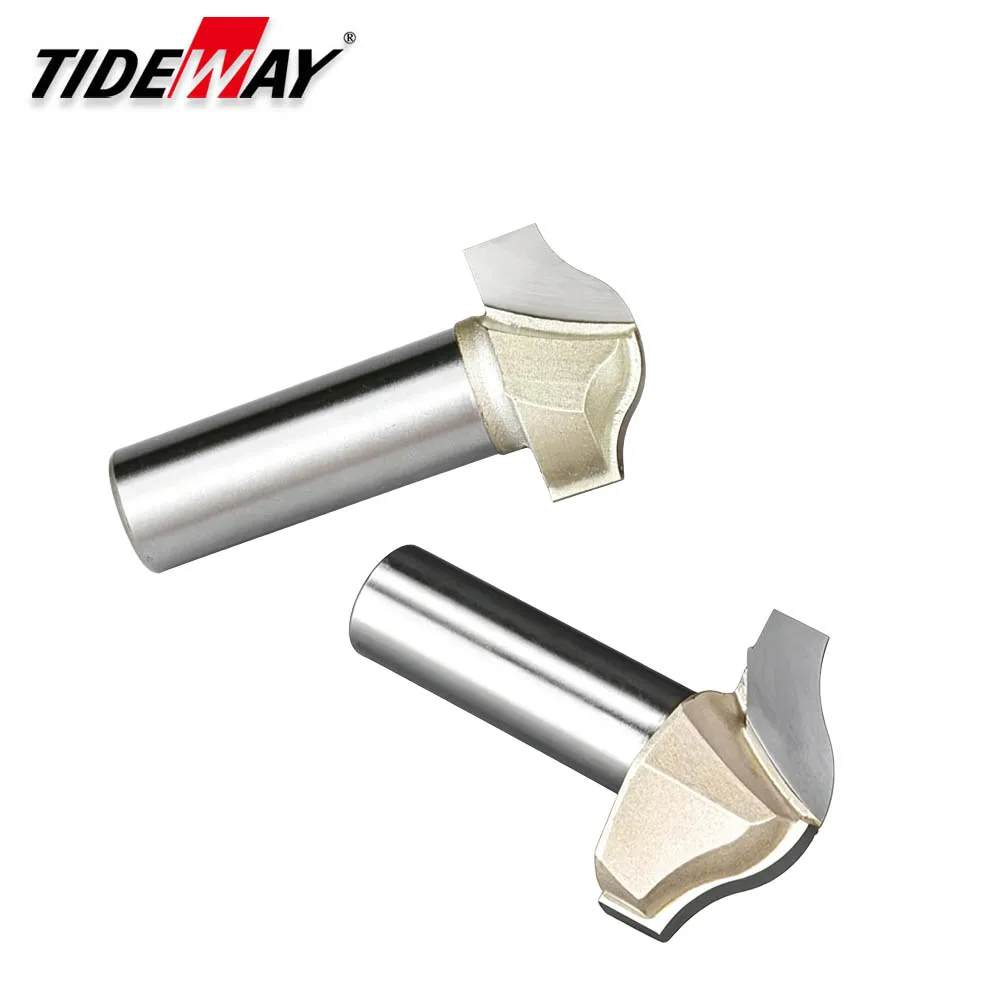 Tideway Professional Grade Woodworking Cutters CNC Tool Clearing Bit Round Bottom Line Type Trim Milling Cutter For Wood