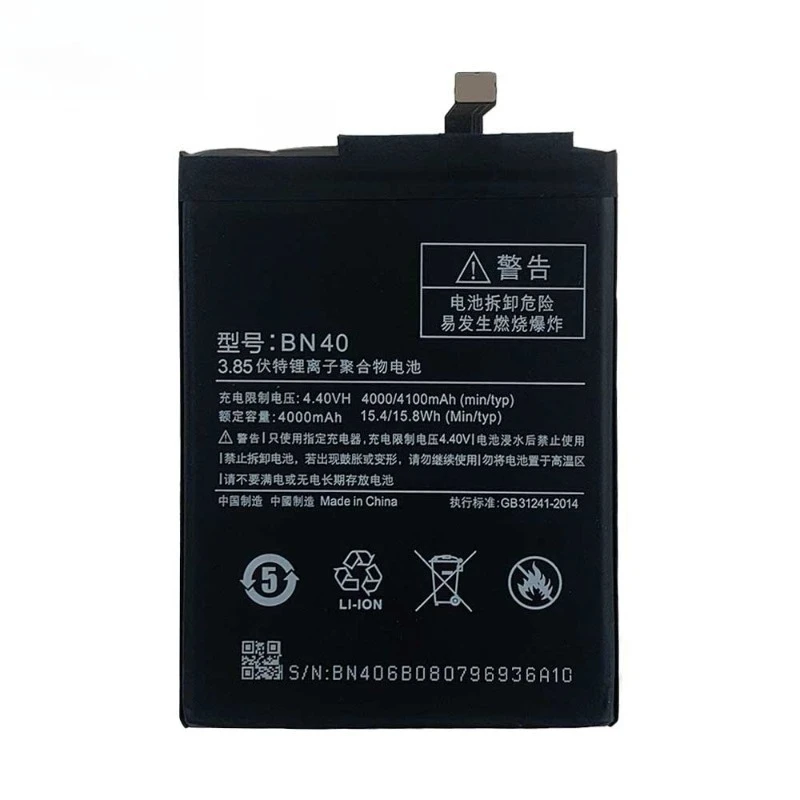 Brand New BN40 4100mAh Mobile Phone Battery For Xiaomi Redmi 4 Pro Prime 3G RAM 32G ROM Edition Redrice 4 BN40 Batteries +Tools