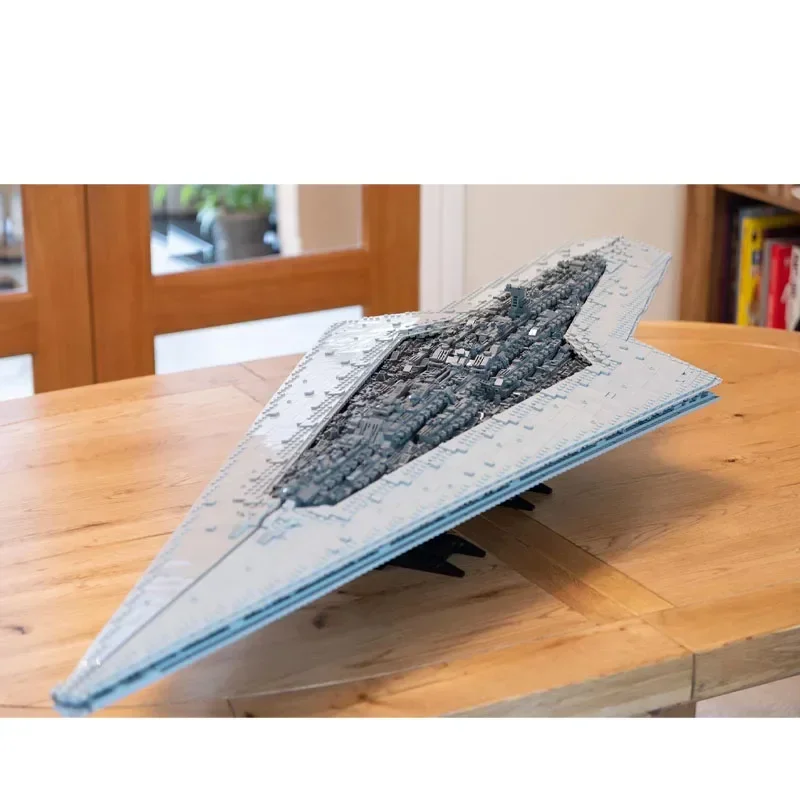 

MOC-15881 Исполнительный класс Звезда Дредноут Корабль Строительные блоки Модель 7284 PartsMOC Креативная игрушка на день рождения в подарок для мальчиков и детей