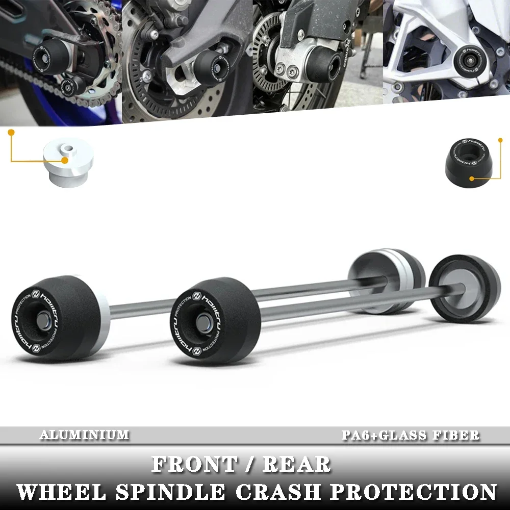 

For Ducati DesertX 2022-2023 Front Rear wheel Spindle Crash Protection