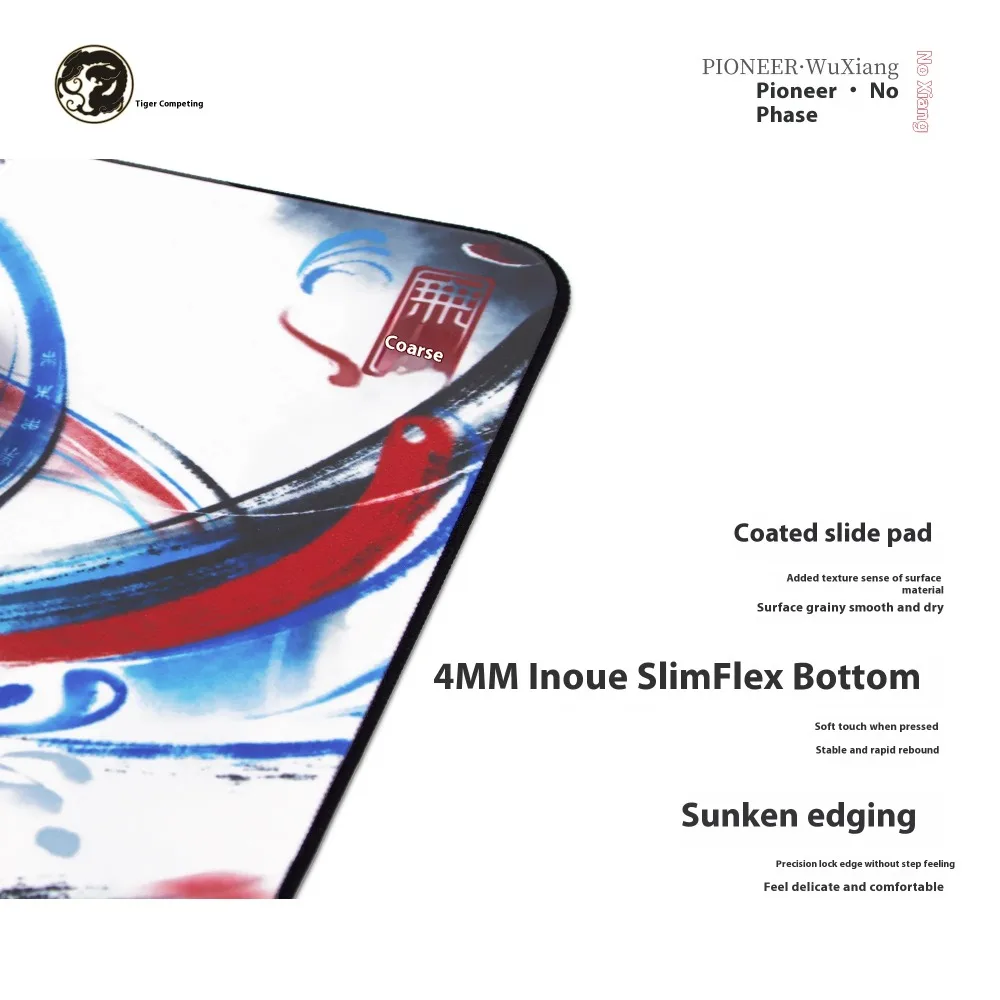 Custom WuXiang V2 Mouse Pad Coating Speed Sliding Emergency Stop Control Smooth SlimFlex Gamer Waterproof Gaming Accessories