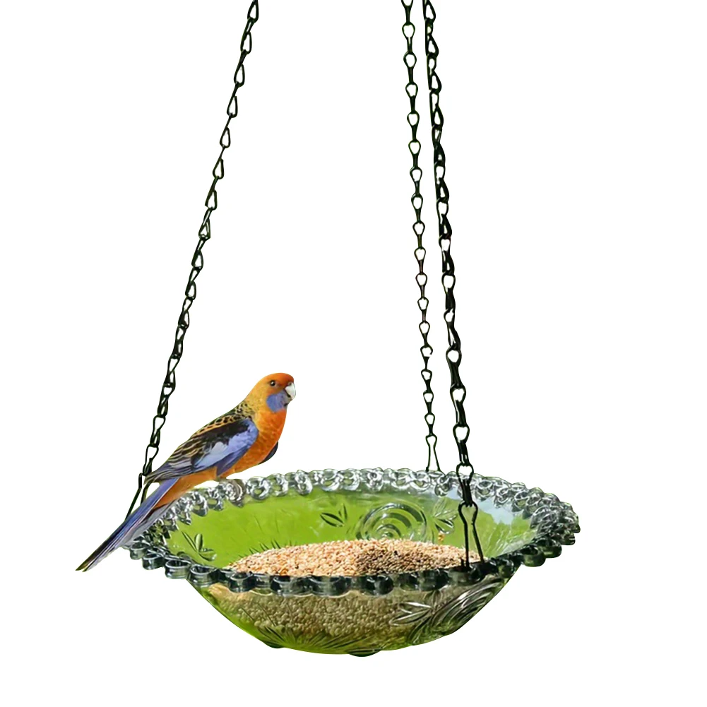 Hanging Bird Feeder Outdoor Bird Feeder Hanging Bird Feeder Tray Platform For Courtyard Garden Terrace Backyard Front Porch