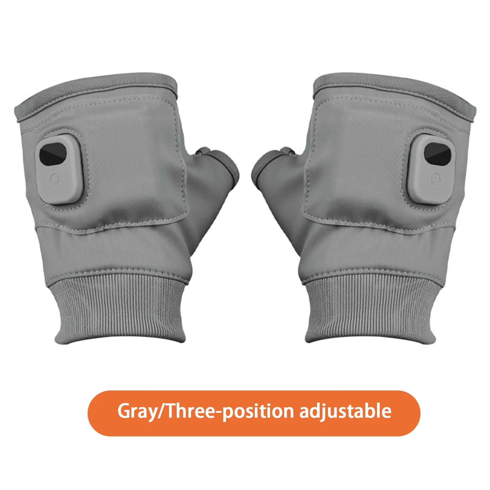 قابلة للشحن أصابع قفازات التدفئة 3 مستويات التدفئة تسخين كهربائي جهاز تدفئة محمول الشتاء يندبروف USB قفازات شاشة لمس #5