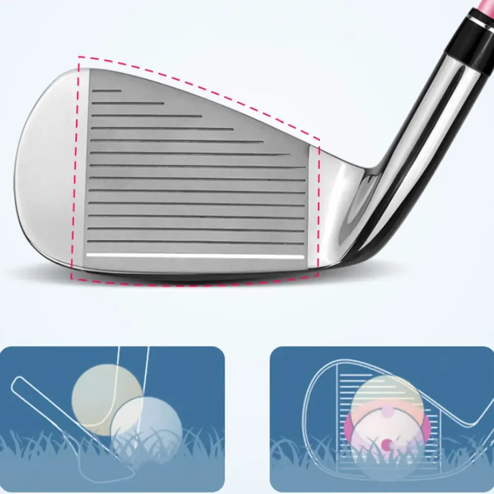 pgm-women-golf-clubs-g300-7-irons-club-right-hand-carbon-stainless-steel-training-rod-tig035