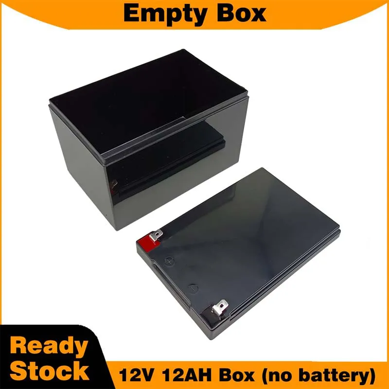 

12V 12AH Empty Battery Box for LiFePO4 pack DIY storage box for solar system DIY 32650 pack replacement parts for repair or DIY