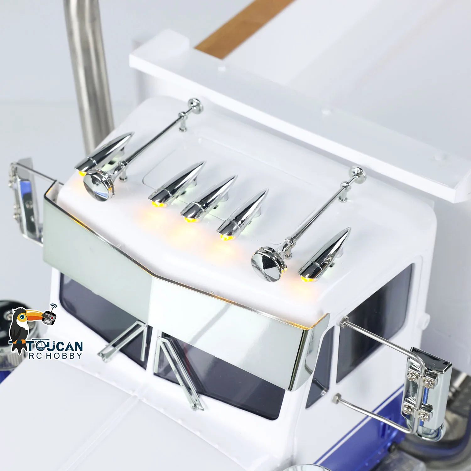 

Customized 56344 RC Tractor Truck 1/14 RTR LESU Metal Chassis 6x4 Car Radio Control Model Sound Light System RC Toy Model Gift