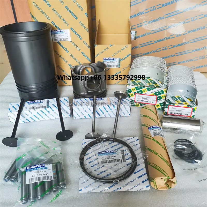 

Komatsu 4D95 6D95 4BT 6BT 6D106 6D107 6D108 6D140 6D170 Engine Overhaul Repair Parts Gasket Kit Full Vehicle Gasket Kit Piston