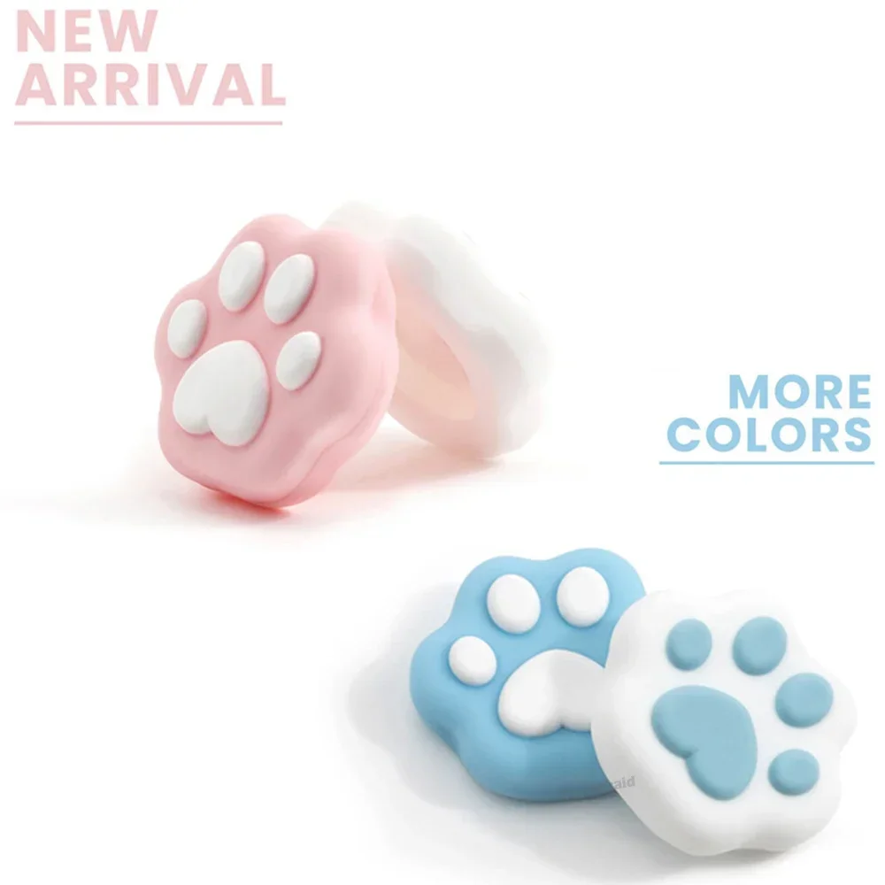 4 stks/set Silicon Analoge Cap Beschermende Knop Cover Case Voor Schakelaar OLED Joypad Thumb Stick Grip Cap Voor Schakelaar