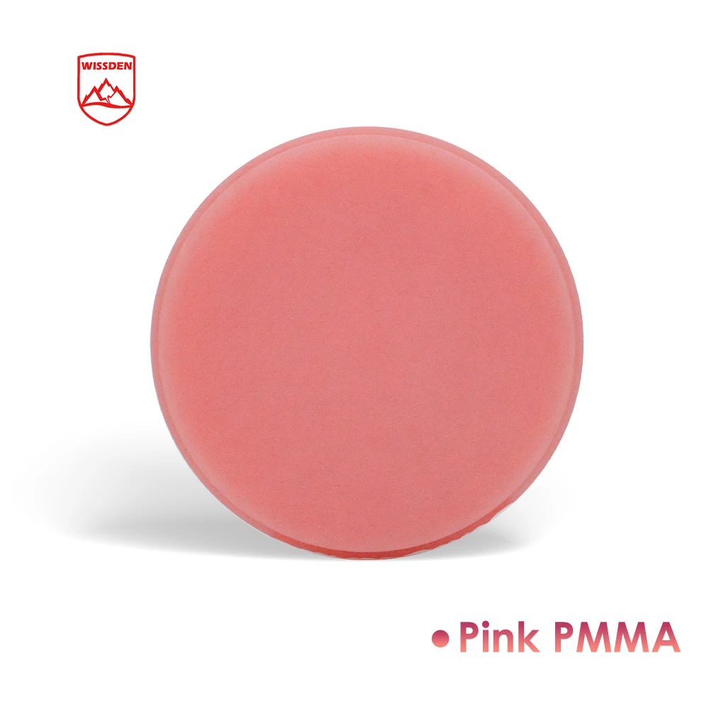 

Wissden Dental Pink PMMA Disc 9812-30mm Accurate color Dental Lab Materials CADCAM