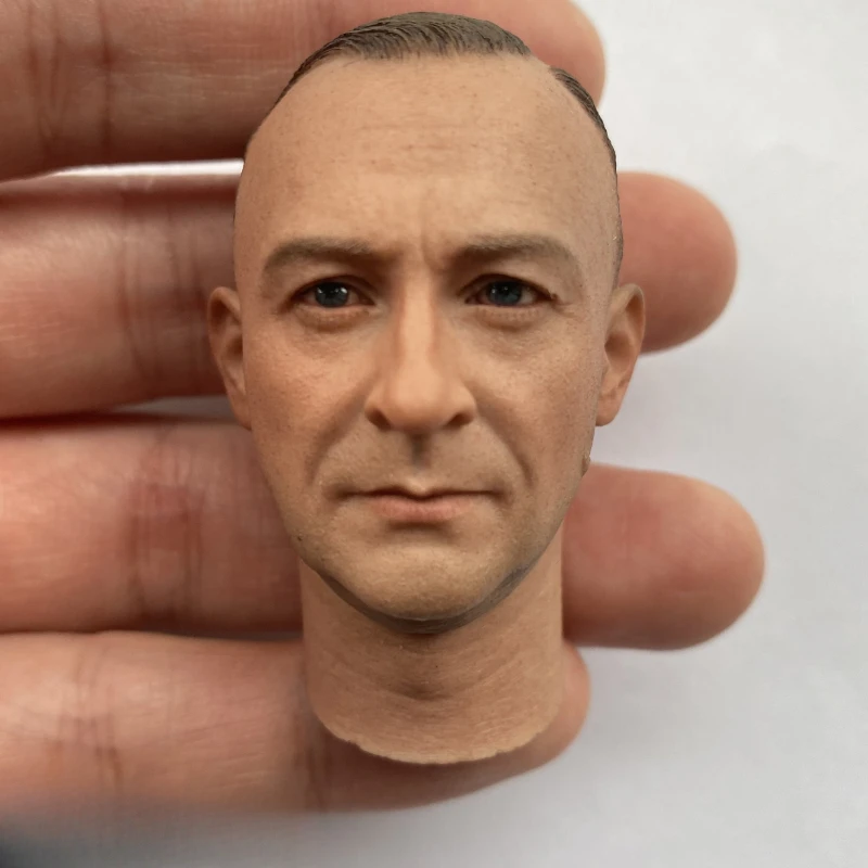 Gotowa głowa w skali 1/6, przedmalowana, z czasów II wojny światowej - żołnierz niemiecki, armia amerykańska, radziecka armia czerwona, do figurek kolekcjonerskich 12-calowych.