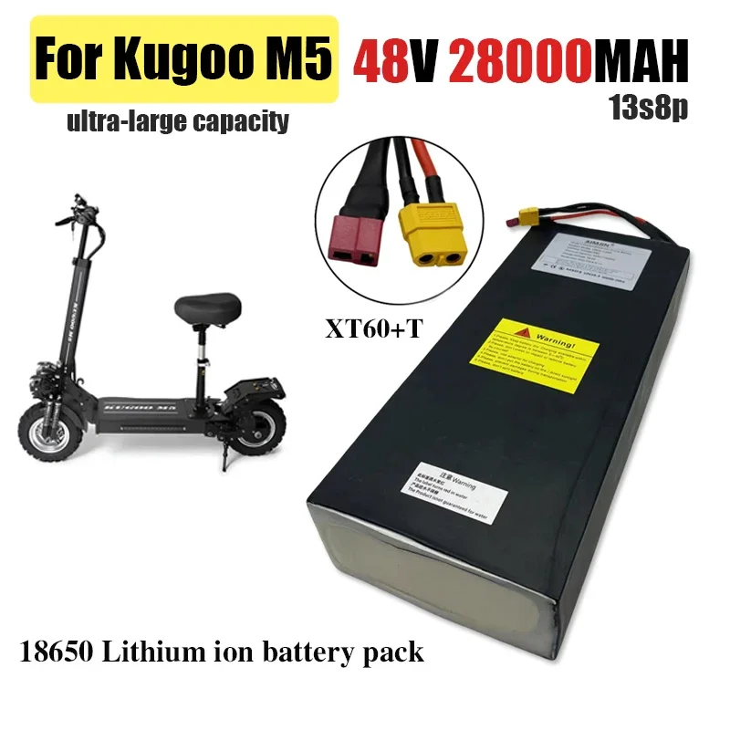 For Kugoo M5/M5Pro/MaxSpeed Original Lithium Battery 13S8P 48V 28000mAh Folding Electric Scooter Battery Pack