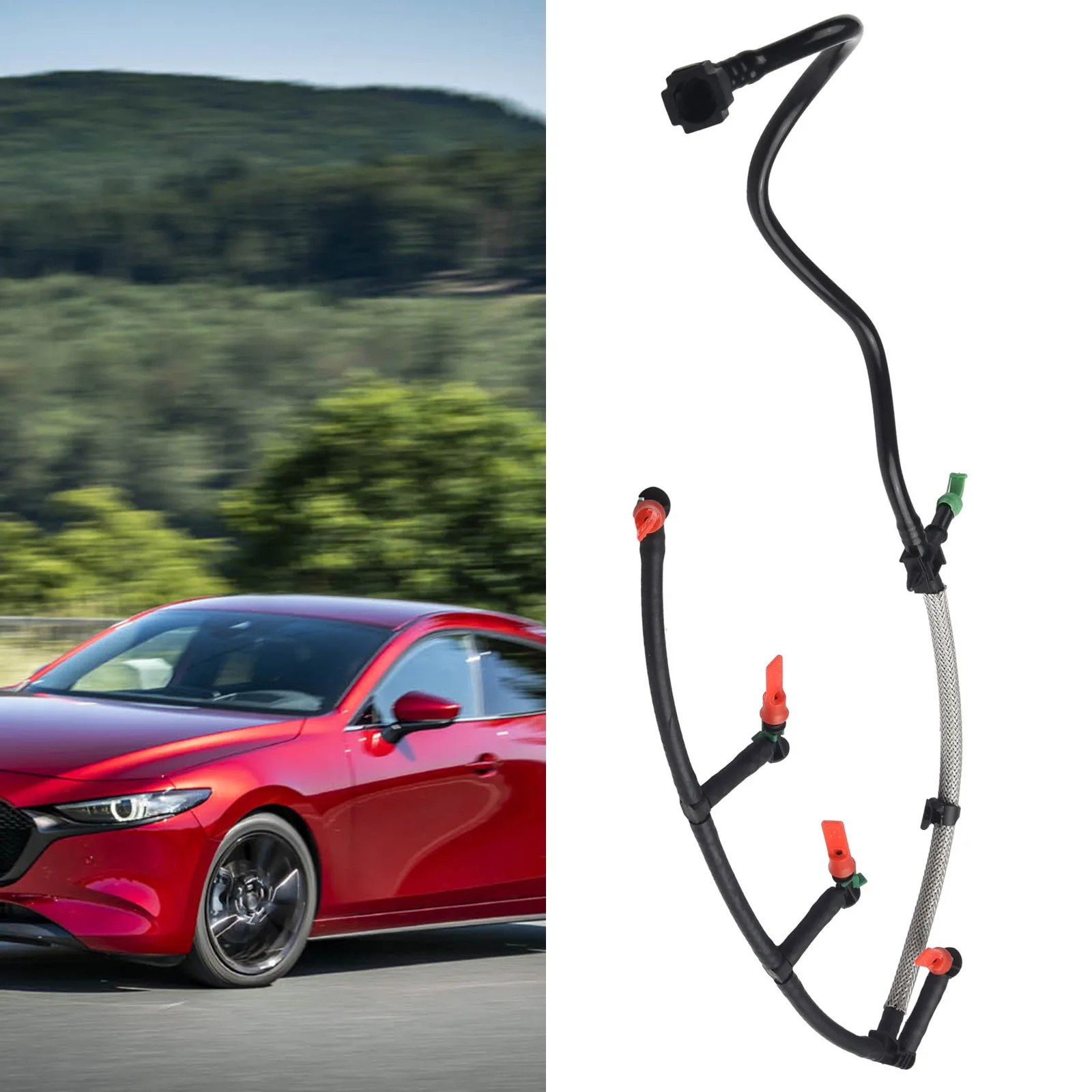 

1pc New Fuel Overflow Return Pipe Fits For Ford Ran Ger For Mazda Bt50 #1756563/ BB3Q9K022AG High Quality ABS Engine Parts