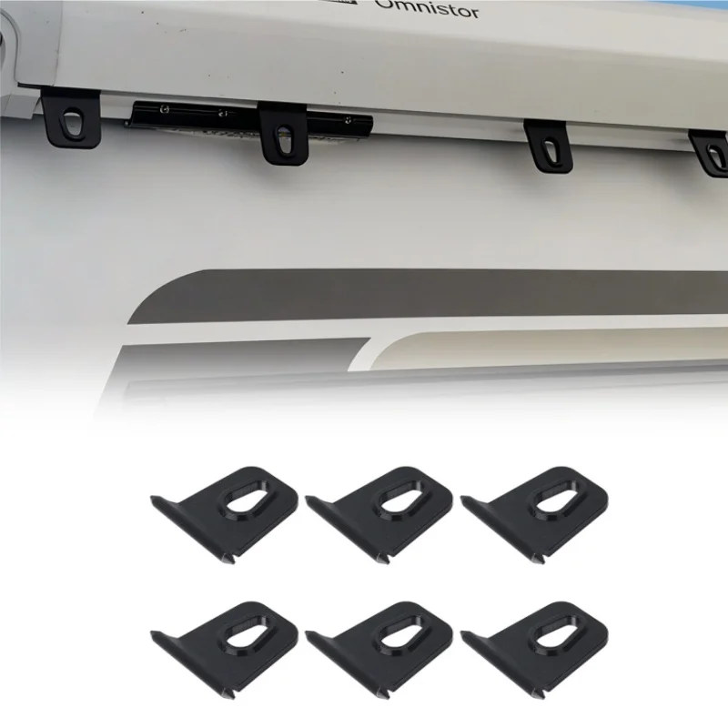 

Комплект из 4 крючков для крепления тентов и навесов Thule Omnistor для автодомов и кемперов, зажимы-пряжки для солнцезащитных козырьков и аксессуаров для палаток