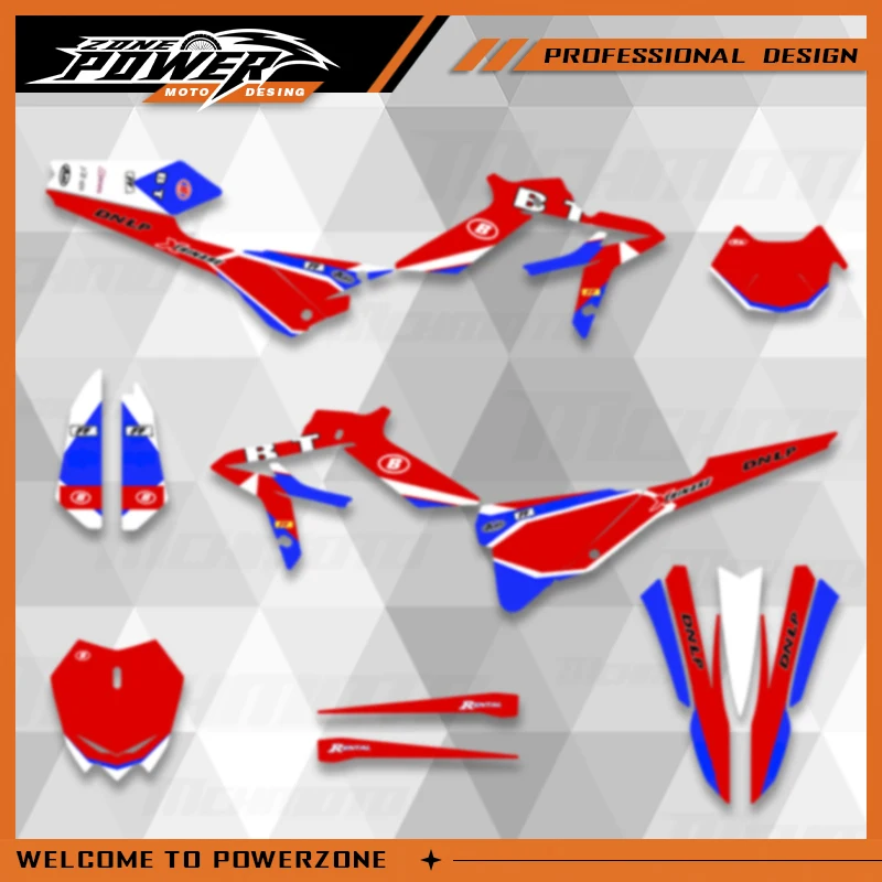 Powerzone for BETA X TRAINER X-TRAINER XTRAINER 2020 2021 2022 Full Graphics Decals Stickers Kits Motorcycle Background