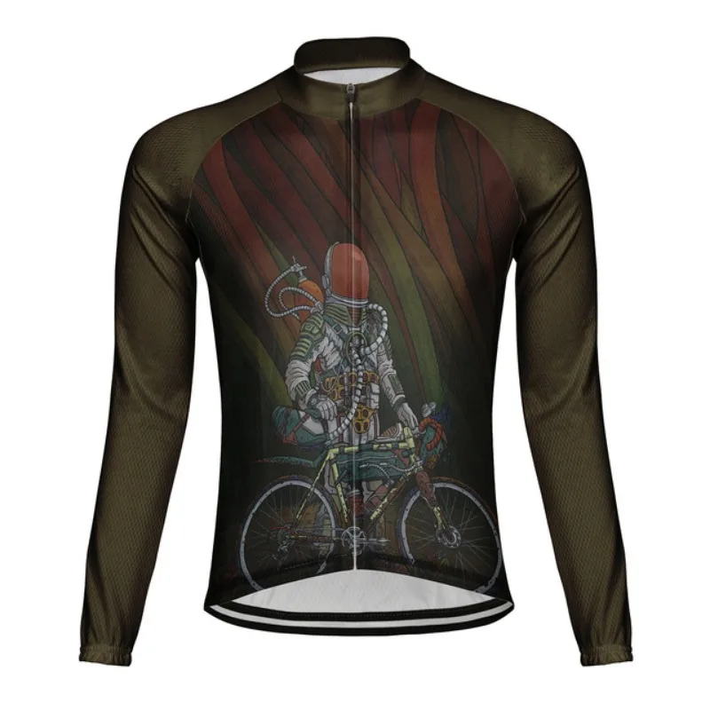 

2023 New Summer Men's Cycling Long Sleeve Mountain Bike Breathable Short Sleeve Road Cycling Sportswear Team Autumn Cycling Top