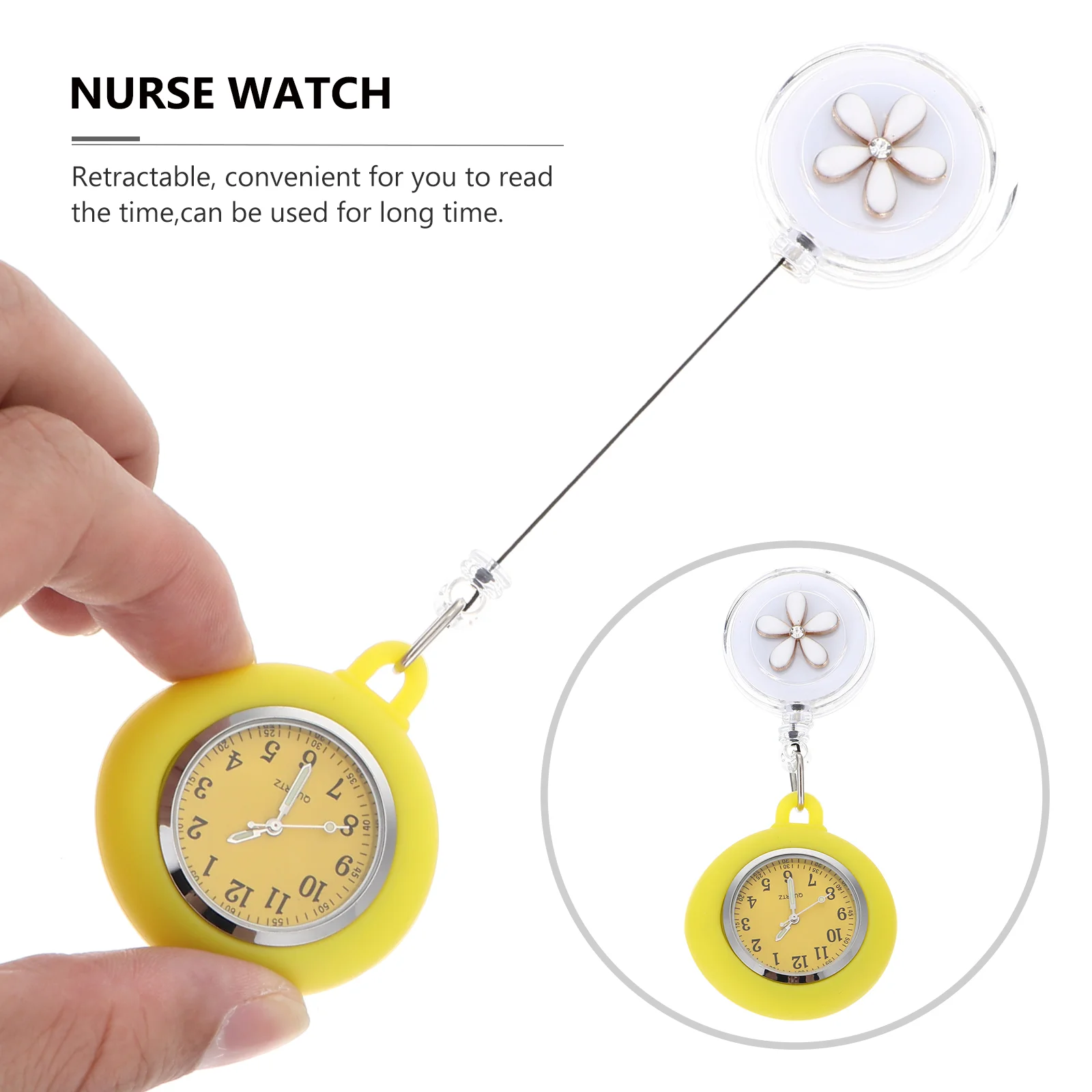 Gift Pocket Watch Student Nurse Badge Fob Watches for Nurses Digital Zinc Alloy Day Decorations