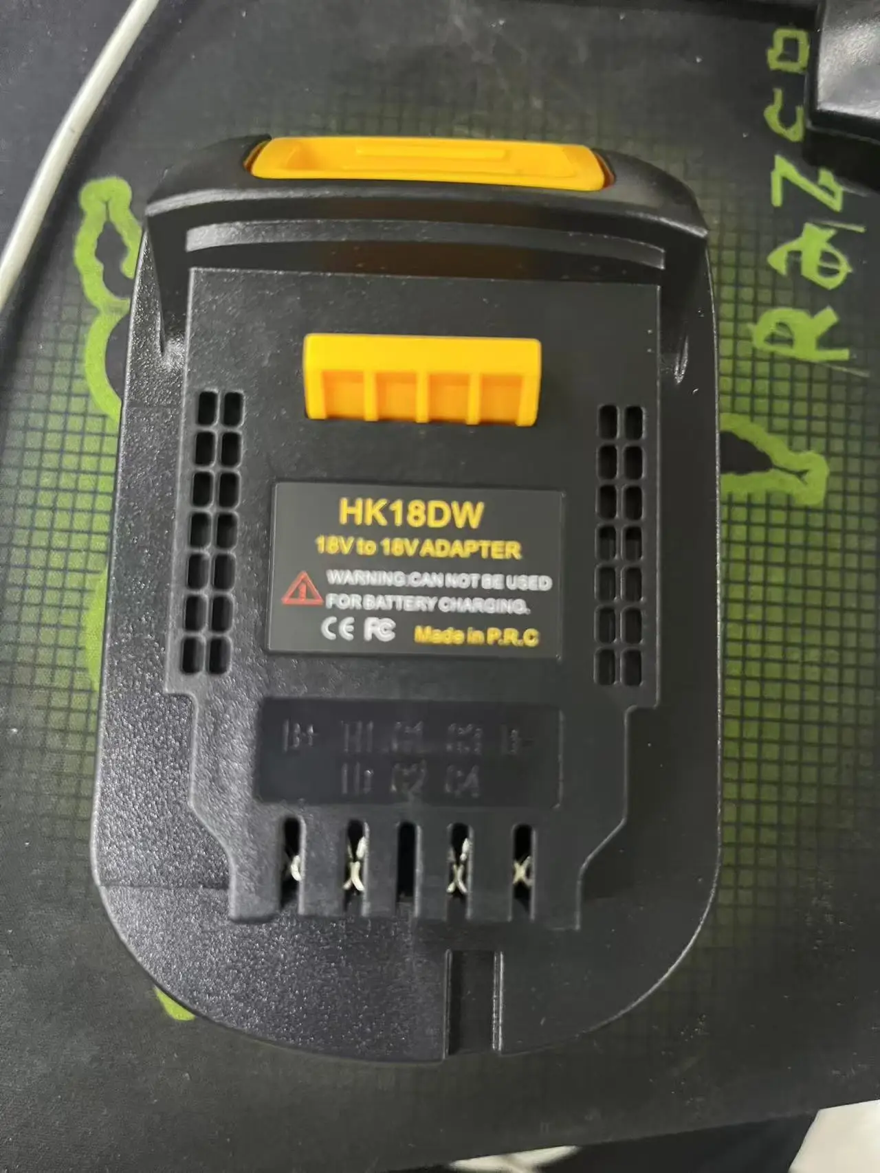 

Adaptor for Hitachi 18V/36V HIKOKI battery adaptor convert for dewalt 20V li-ion tool use Repalce for DCB205 204 ( adaptor only)