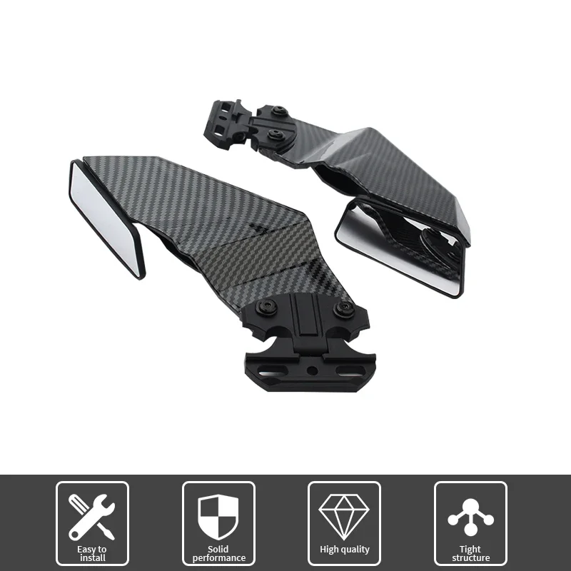 جديد cbr650r مرآة الرؤية الخلفية دراجة نارية لهوندا CBR 650R CBR250R CBR600R CBR1000R تعديل الرياح الجناح قابل للتعديل مرآة الرؤية الخلفية