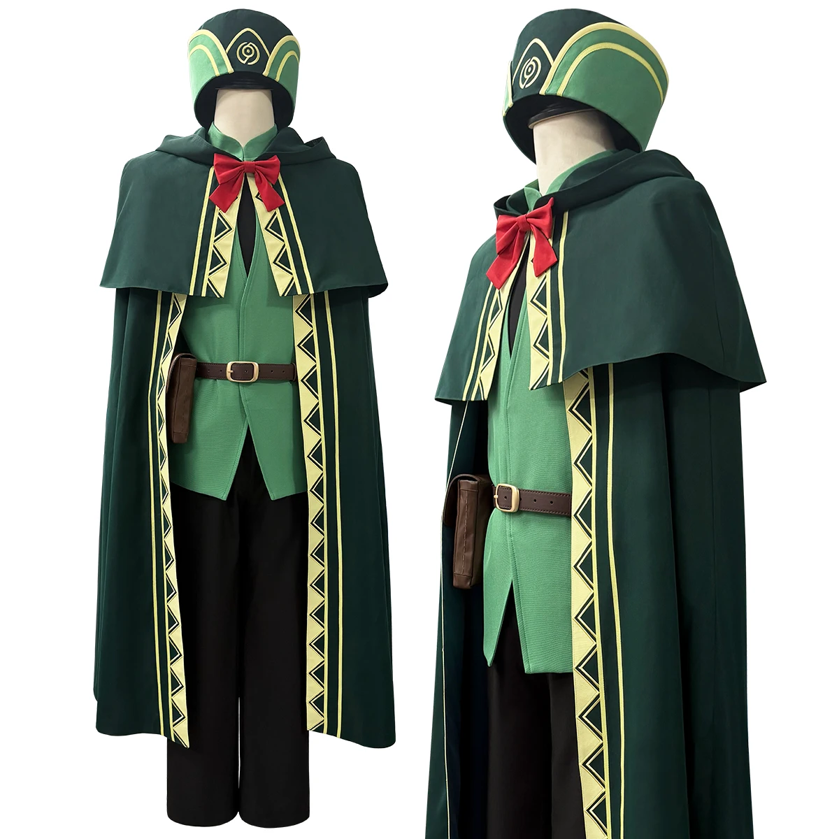 HOLOUN Otto Suwen Cosplay-Kostüm Zero Anime Bestickter Mantel für Konventionen, Halloween, Weihnachten, Party, Umhang, Hose, Oberteil