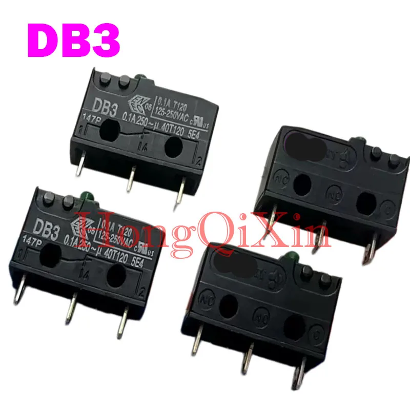 2 PCS/LOT  German DB3 Gold Contacts 0.1A 250V Medium-Actuation Switch Travel Limit Button, 3-Pin  IC Electronic Components