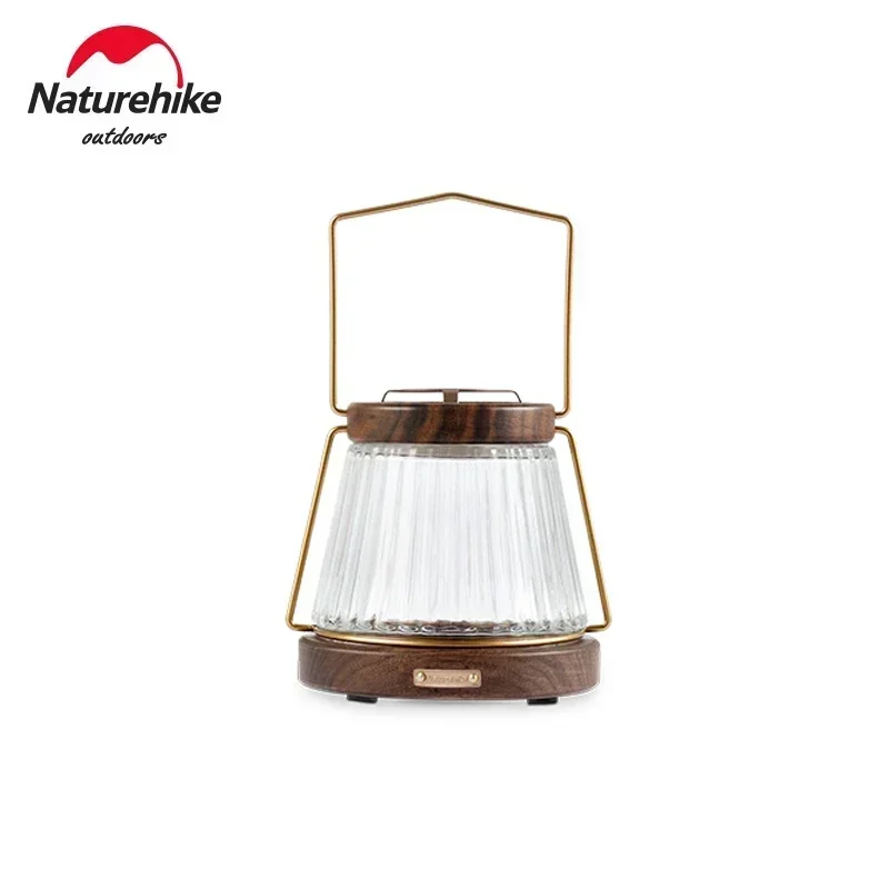 Naturehike chegada lâmpada de vela acampamento ao ar livre tenda portátil lighting2024 nova atmosfera decoração lanterna iluminação retro