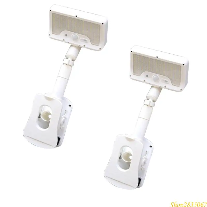 

Набор из 2 универсальных солнечных наружных светильников. Простая установка для заборной стены 831F.