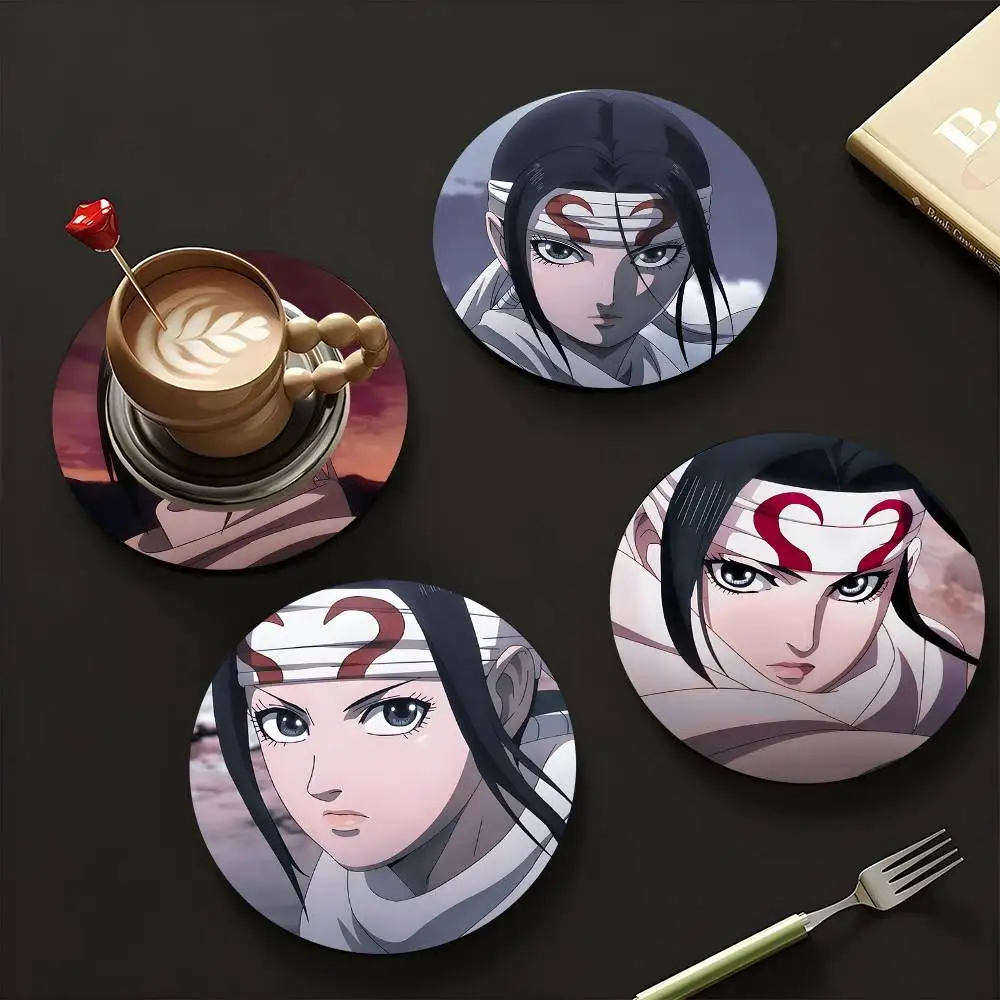 1pc Kai Kyou Anime Characters Wooden Coaster Colour Printing Cup Mat Home Desk Decoration Gifts