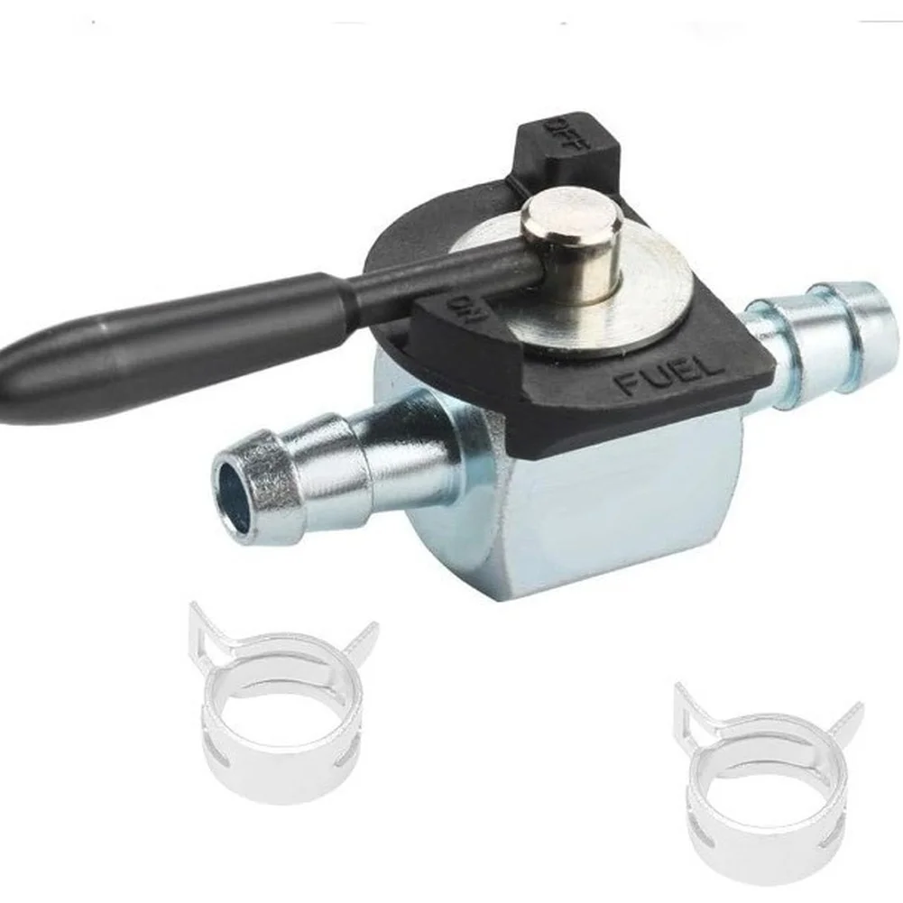 Fuel Shut Off Valve for For OREGON 48568 Carburetor Replacement Part Black Silver 15 10 5cm 3 Piece Kit with Clamps