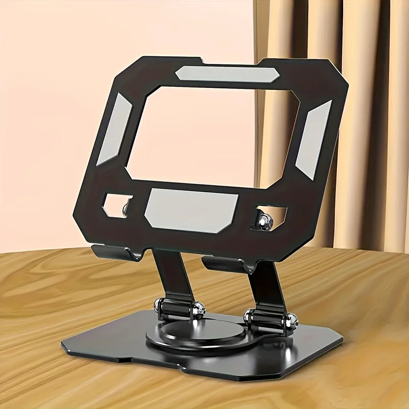 360 Rotating Tablet Stand Desktop Live Streaming Phone Holder Wide Stable Base uses for tablet and phone support