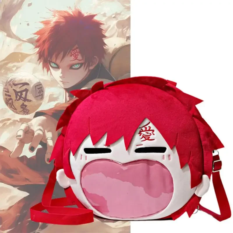 Bandai Naruto Gaara Naruto Shinto Uzumaki Naruto Pain Pack Anime Peripheral Doll Two Dimension Backpack Crossbody Bag