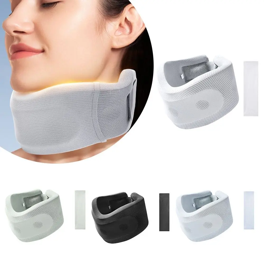 U Shaped Pillow Ice Silk Neck Protector Neck Sleeve Neck Holder Portable Neck Forward Tilt Corrector  Office Relaxing Massager