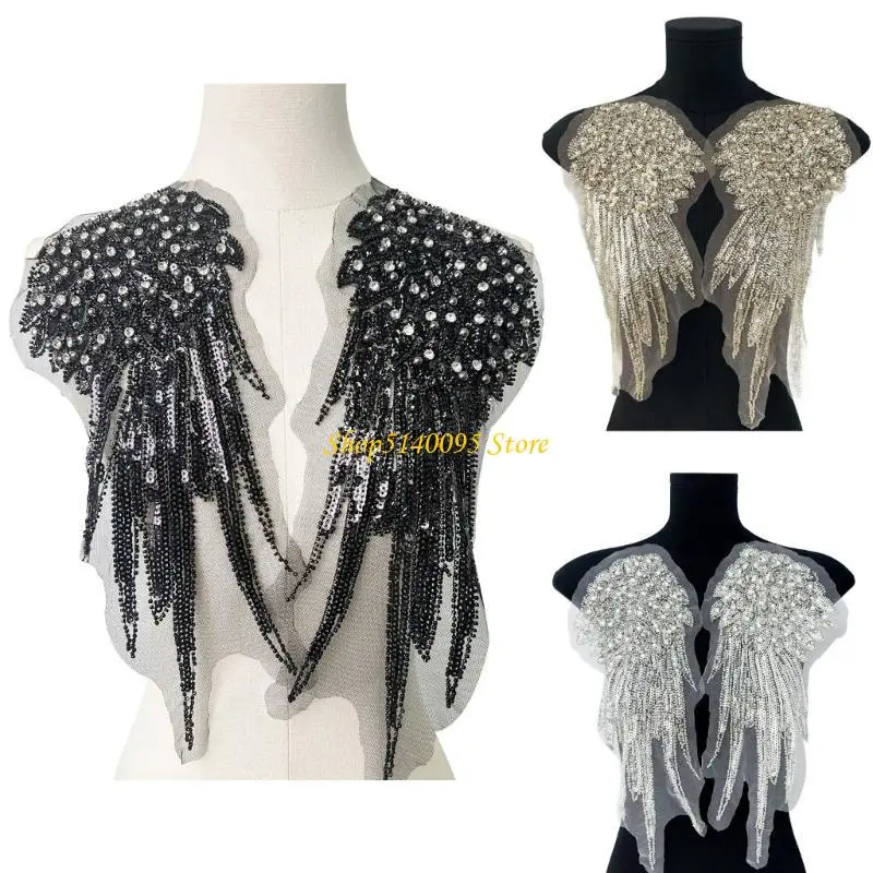 DXAE 2PCS MultiColor Elegant Angel Wing Wing Women Badge Badge Wing Wing Wing