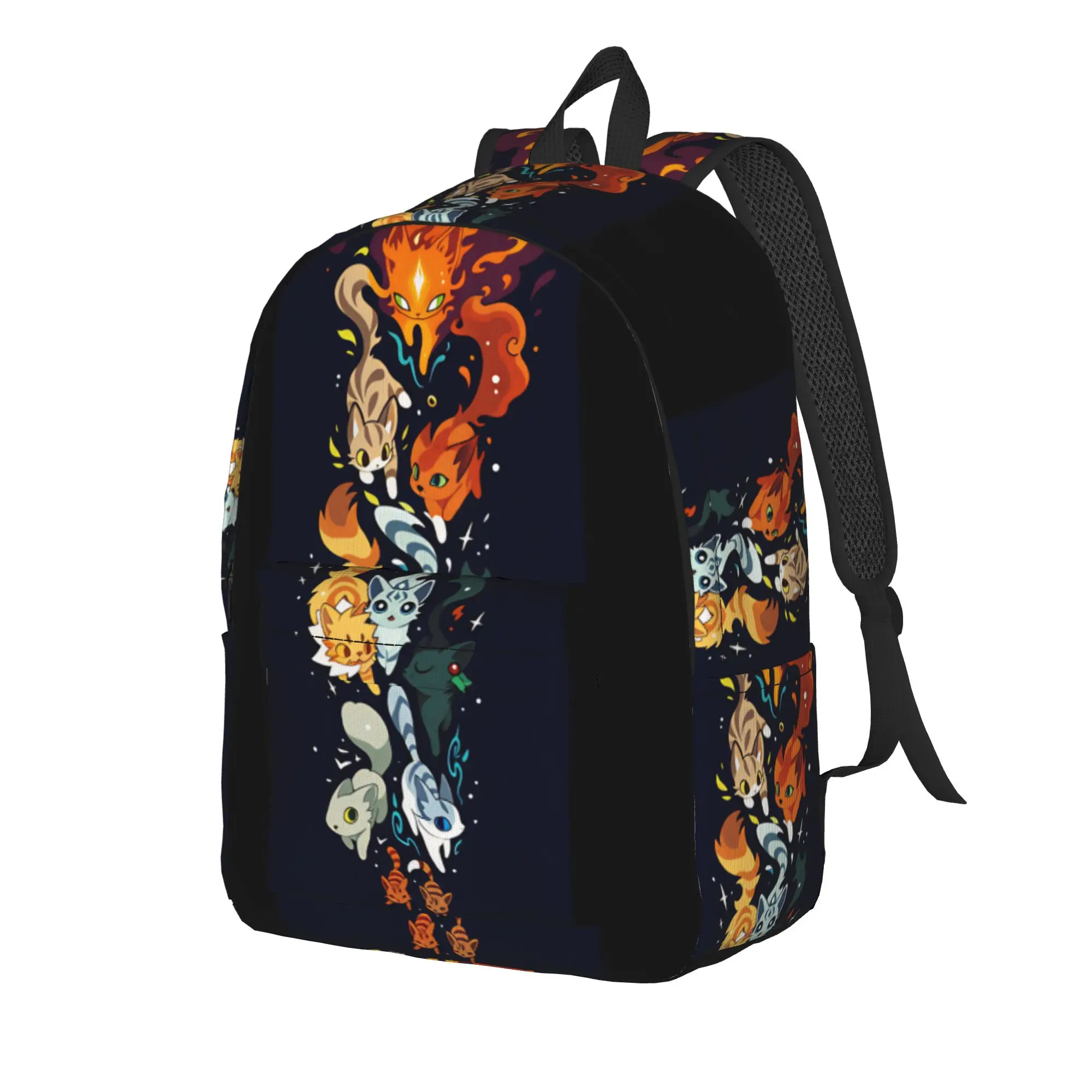 Four Warriors Warrior Backpack Women  Breathable Backpacks Polyester Casual School Bags College Colorful Rucksack