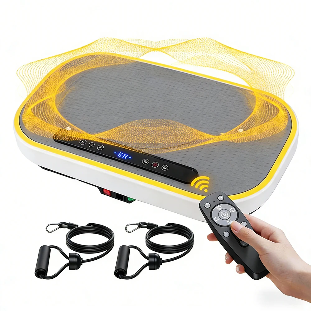 

ABS Fitness Platform Exercise Machine Full Body Shaker Workout Board Home Gym Electric Vibration Plate