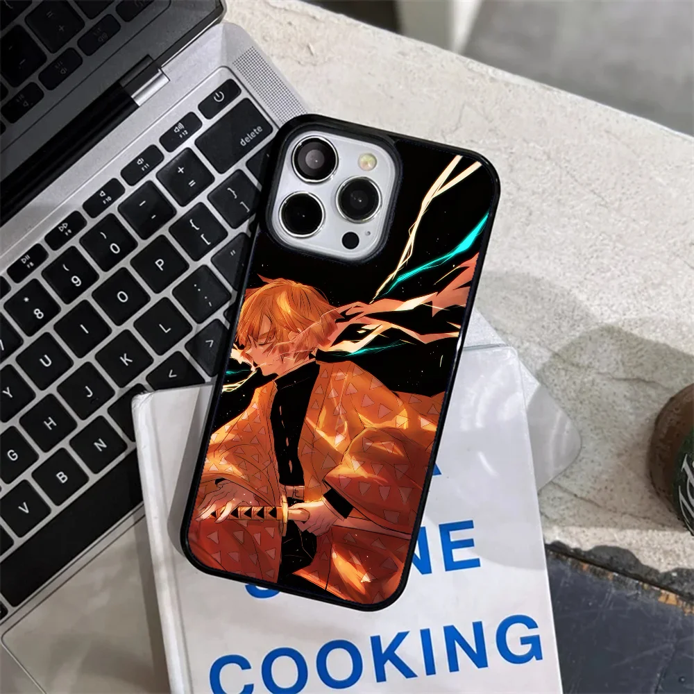 Anime Demon Slayer Kimetsu No Yaiba Agatsuma Zenitsu Phone Case Strong Magnetic For IPhone 15 14 13 Pro Max 11 12 Mini Alex