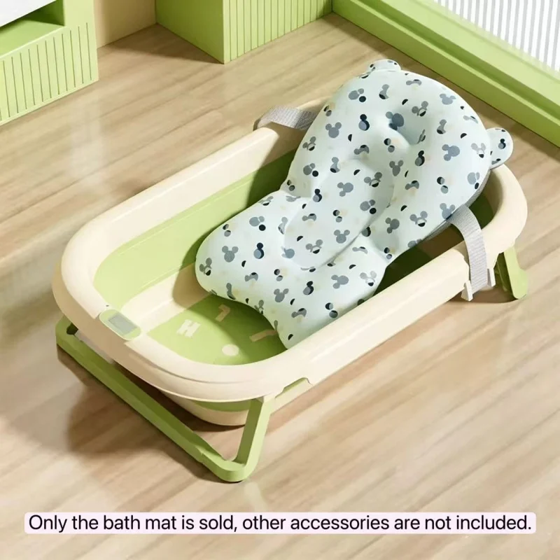 Langkes Baby Bath Support for Bathtub Non Slip Baby Bath Net Adjustable Floating Bath Tub Mat Anti Slip Baby Bathtub Sling Unive