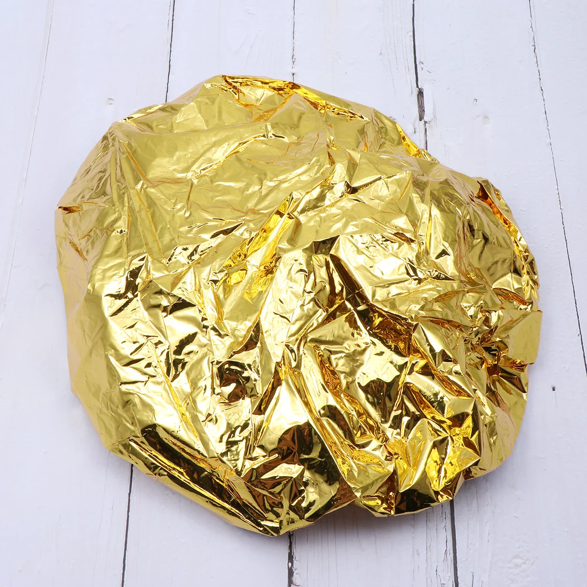 

6Pcs Disposable Aluminum Foil Hair Caps Waterproof Elastic Heat Hairdressing Cap Shower Bath Hood for Damaged Hair Treatment