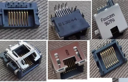 

5 шт. RJ45 1909702-1 M36111-R2125 JM36117-BY06 2RJ3010-008211F 2RJ3049-048211F DFTJ12FR414H8.9