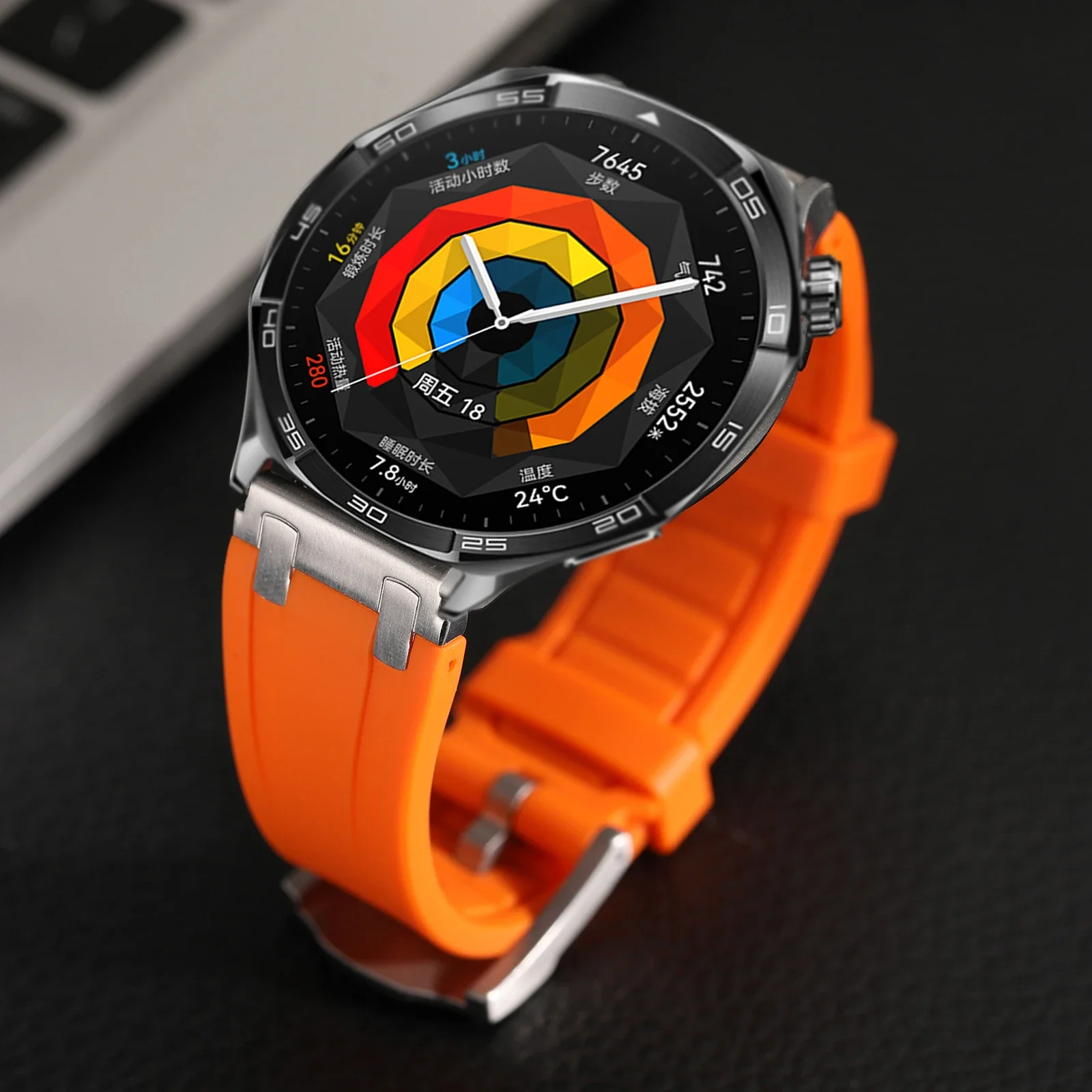 

22mm Silicone Strap for Huawei Watch GT4/5 46mm Sport Breathable Bracelet Wristband For Huawei Watch GT5Pro/4 GT3/2Pro 46mm Band