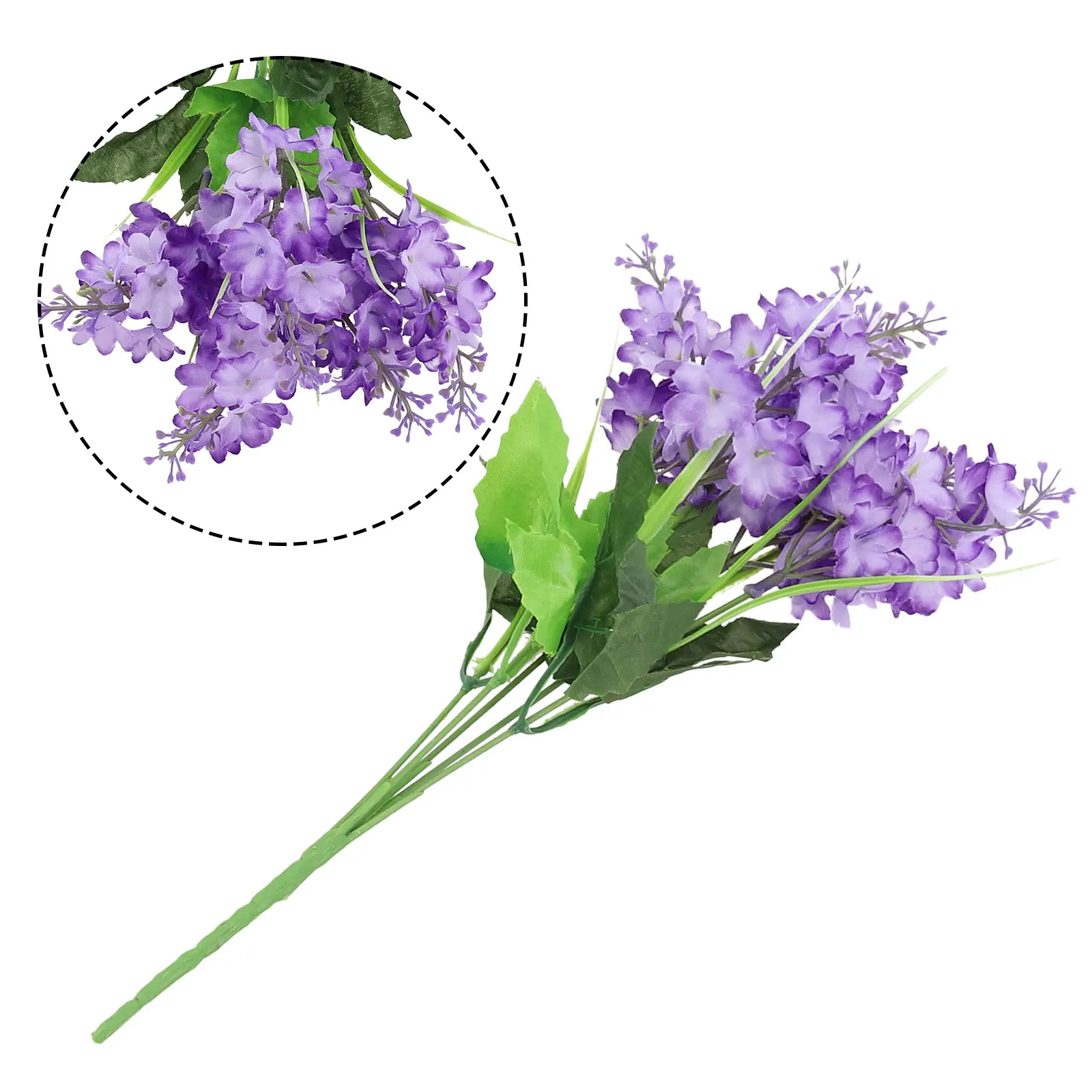 30-33cm Artificial Hyacinth Decor Flower Bridal Floral Hyacinth Flower Artificial Flowers Home Decor Ornamental Marriage Party